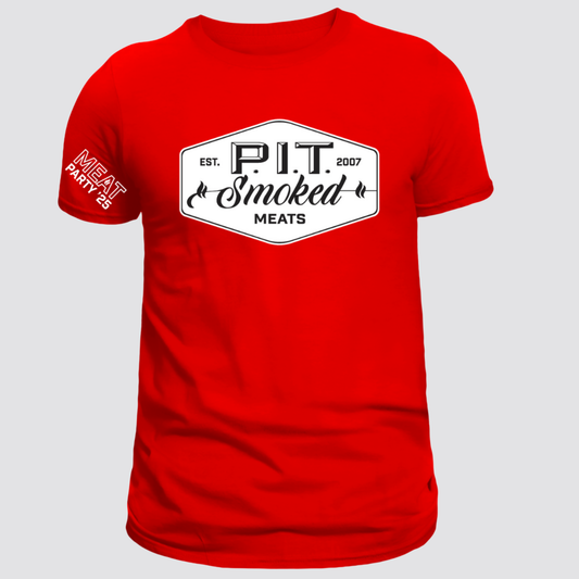 P.I.T Smoked Meats Red T-Shirt 2025